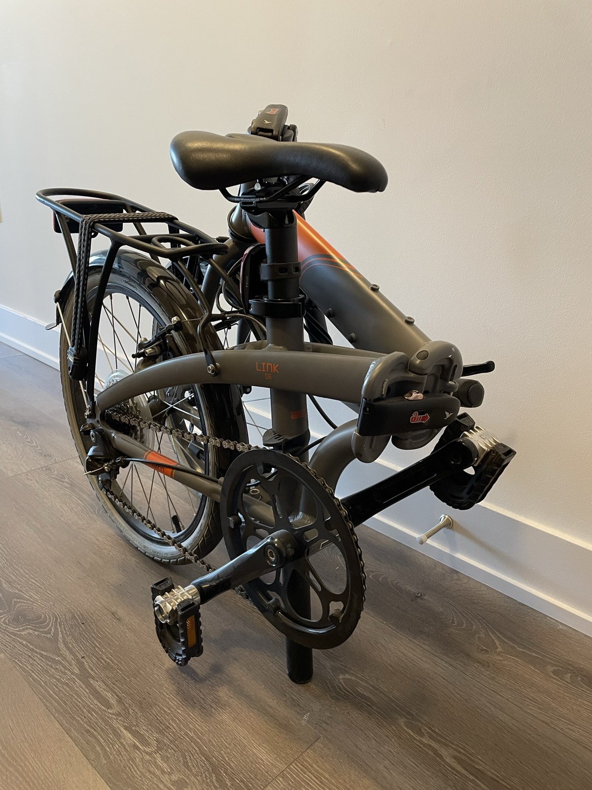 Tern link D8 premium foldable bike (grey/orange) - photo 4