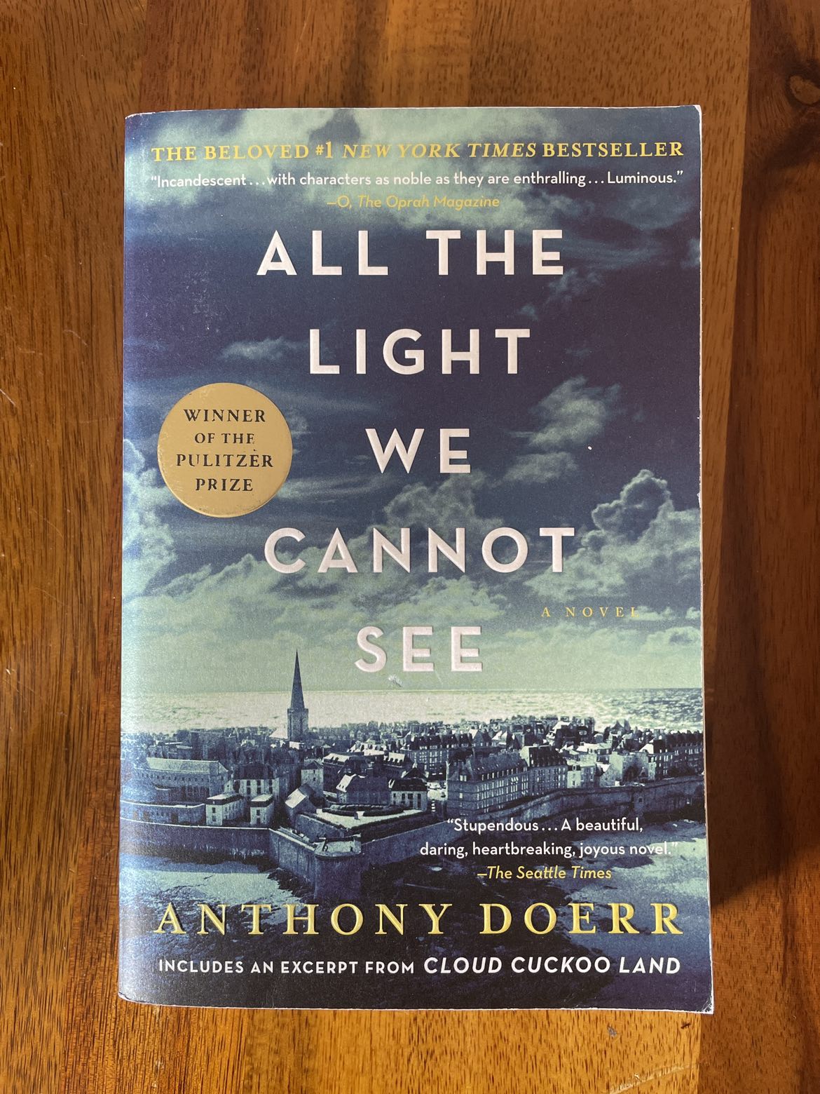 #freecycle free paperback book All the Light We Cannot See