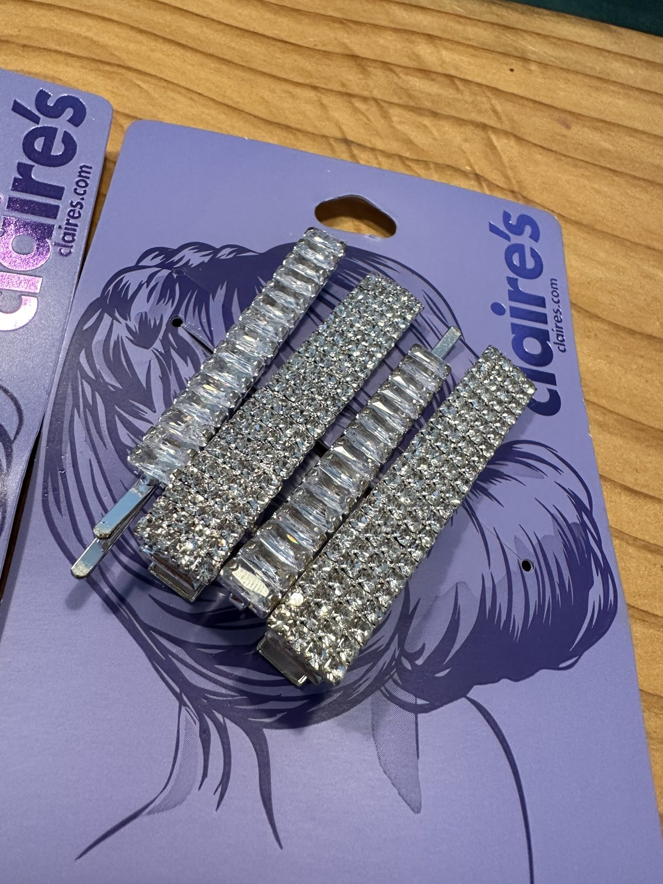 Claire’s hair clips