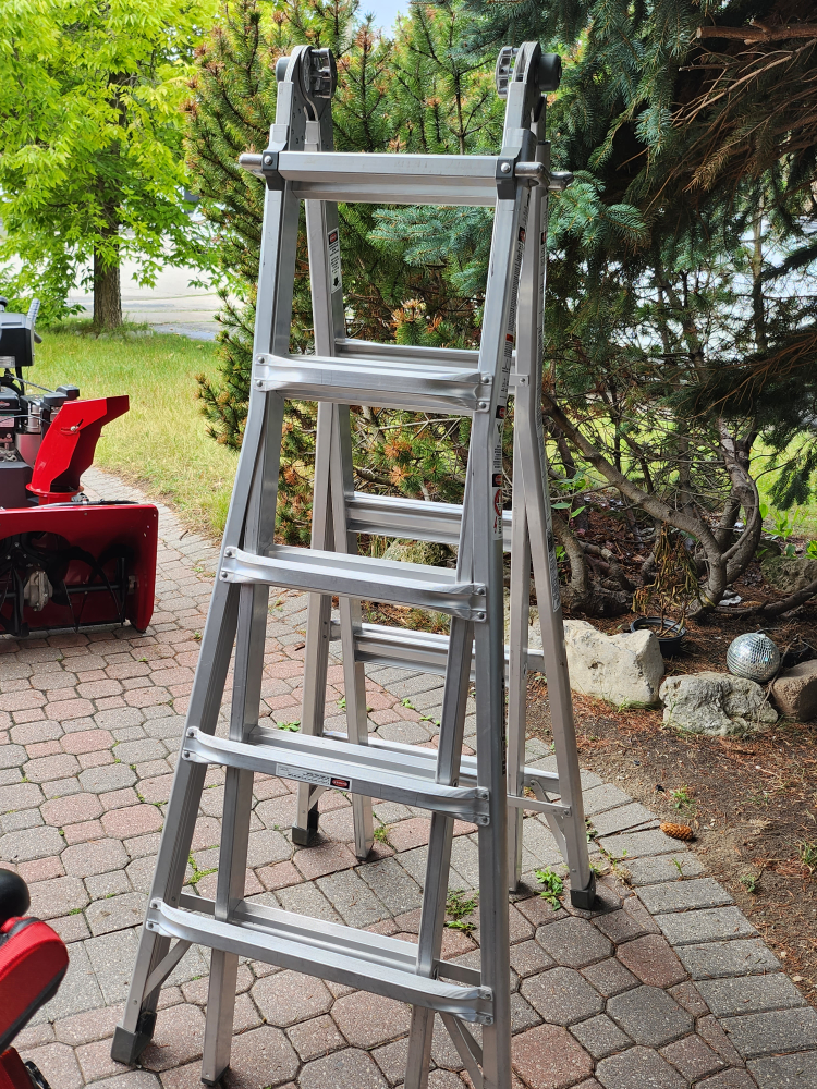Mastercraft 21ft Aluminum Ladder image indicator(2)