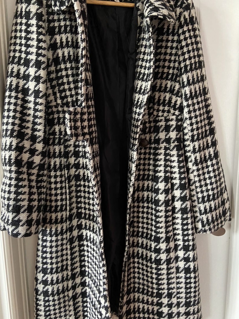 Costa Blanca Women's Houndstooth Wool Coat US - photo 2