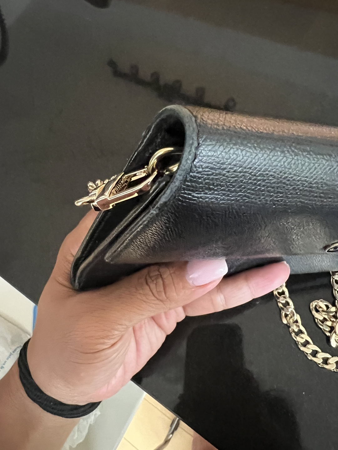 Chanel bag with added chain - photo 2
