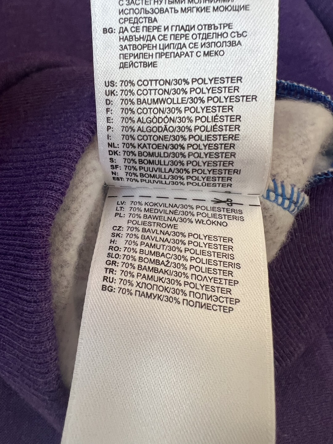 Adidas original purple classic track Jacket Retail $100+ image indicator(7)