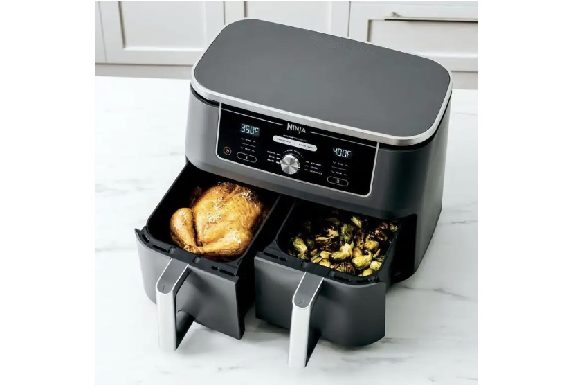 Ninja, 6-in-1 Air Fryer w/ 2 Baskets, Black, 9.5L - photo 4
