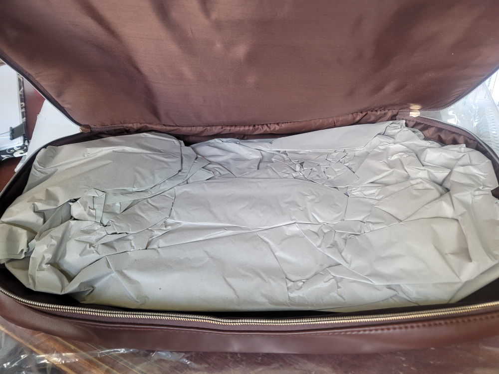 Ellen Tracy 20" woven duffel Chocolate Duffel - photo 2
