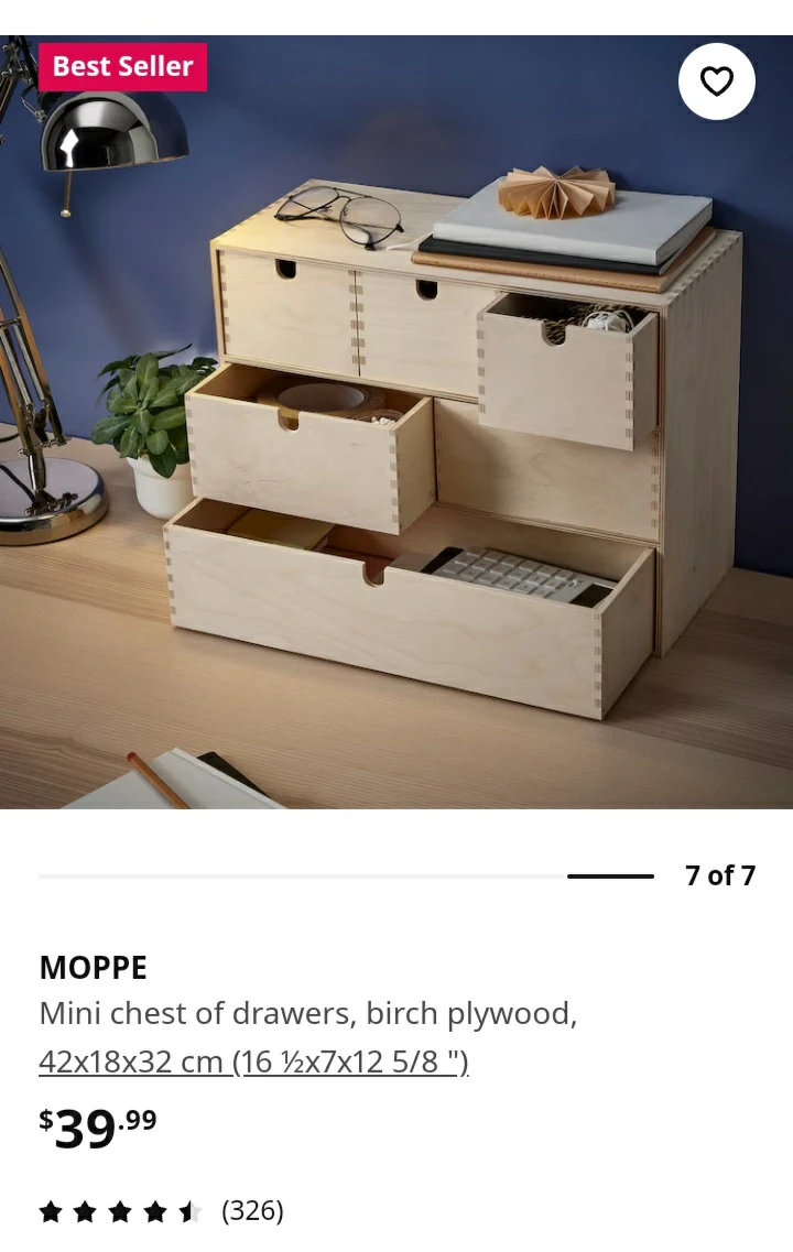 Ikea mini drawer 