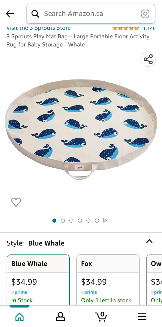 3 Sprouts toy mat/bag