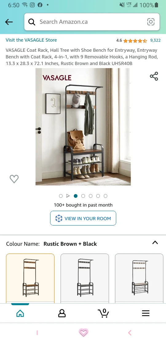 coat rack with shoe bench thumbnail