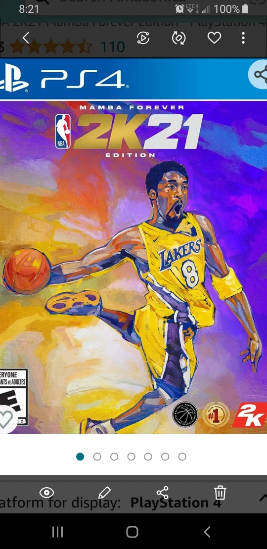 PS4 Mamba Forever 2k21 edition thumbnail