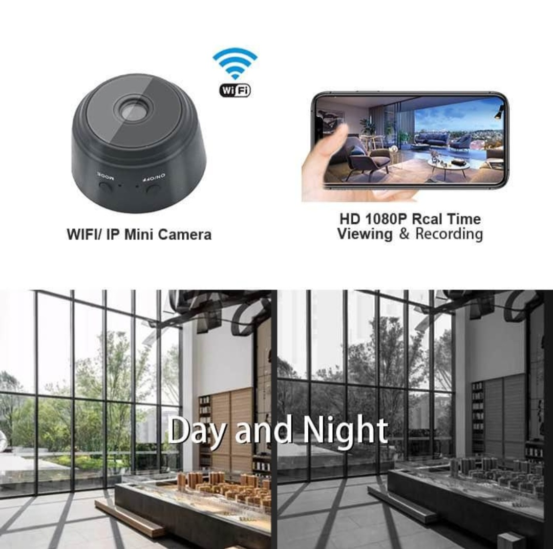 Rechargable Mini Home Security HD Camera image indicator(5)