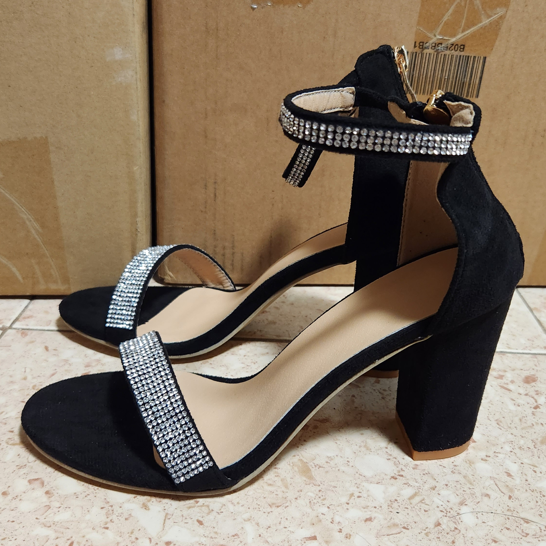 Women Rhinestone Ankle Strap Sandals - photo 2