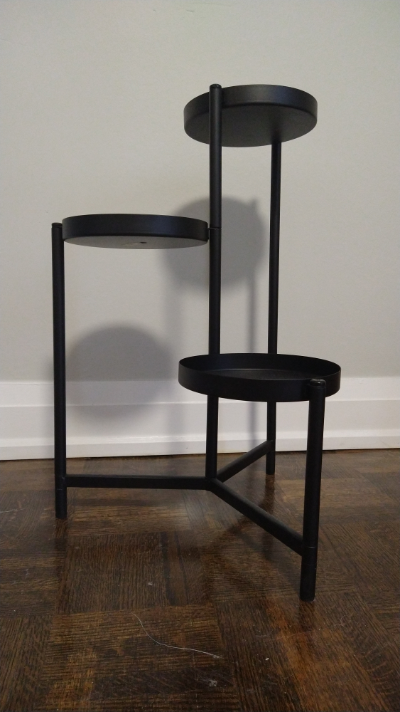 OLIVBLAD
Plant stand, indoor/outdoor black, 58 cm (22 ¾ ") image indicator(2)