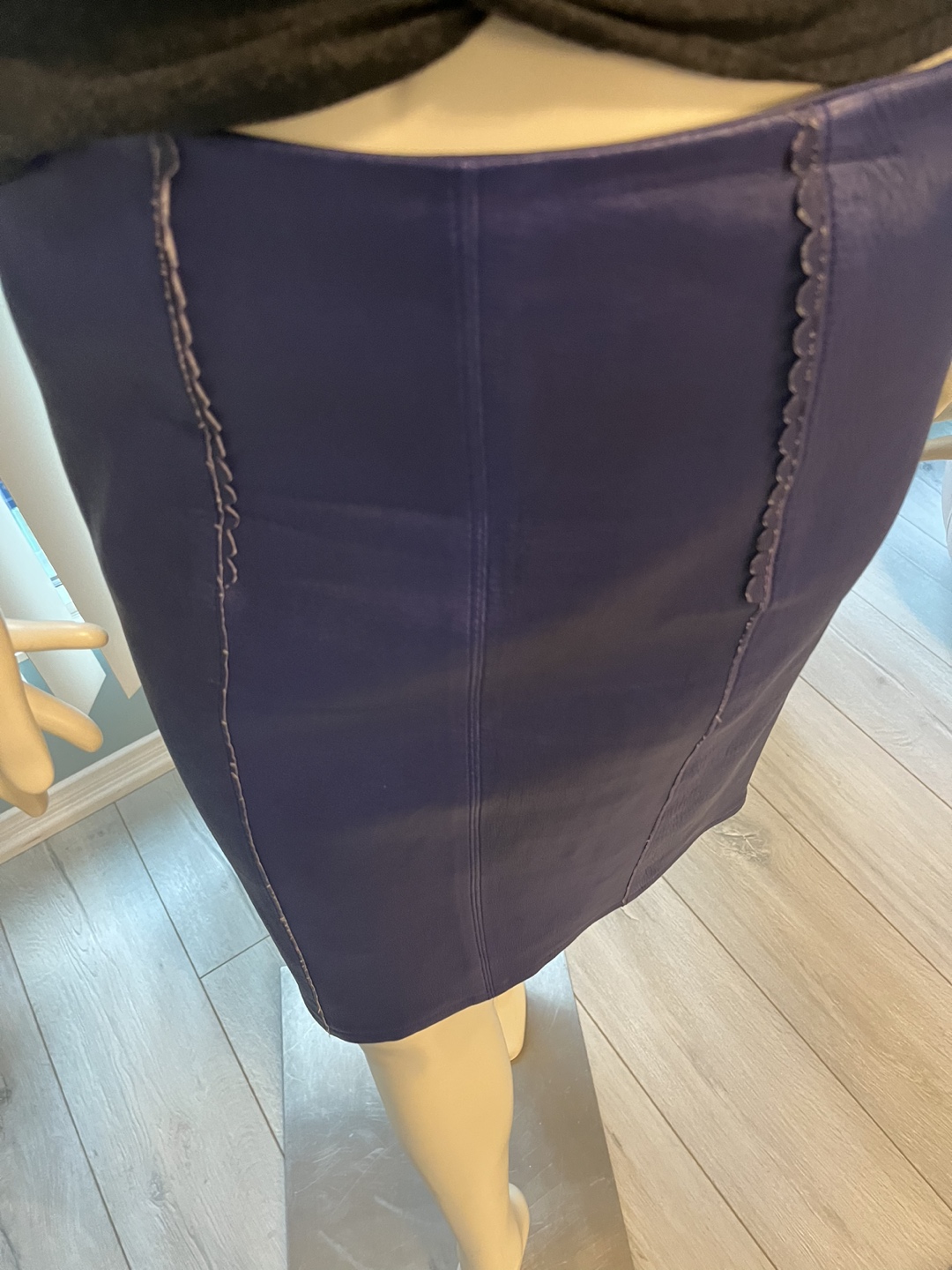 Marc by Marc Jacobs Lamb Leather Skirt image indicator(4)