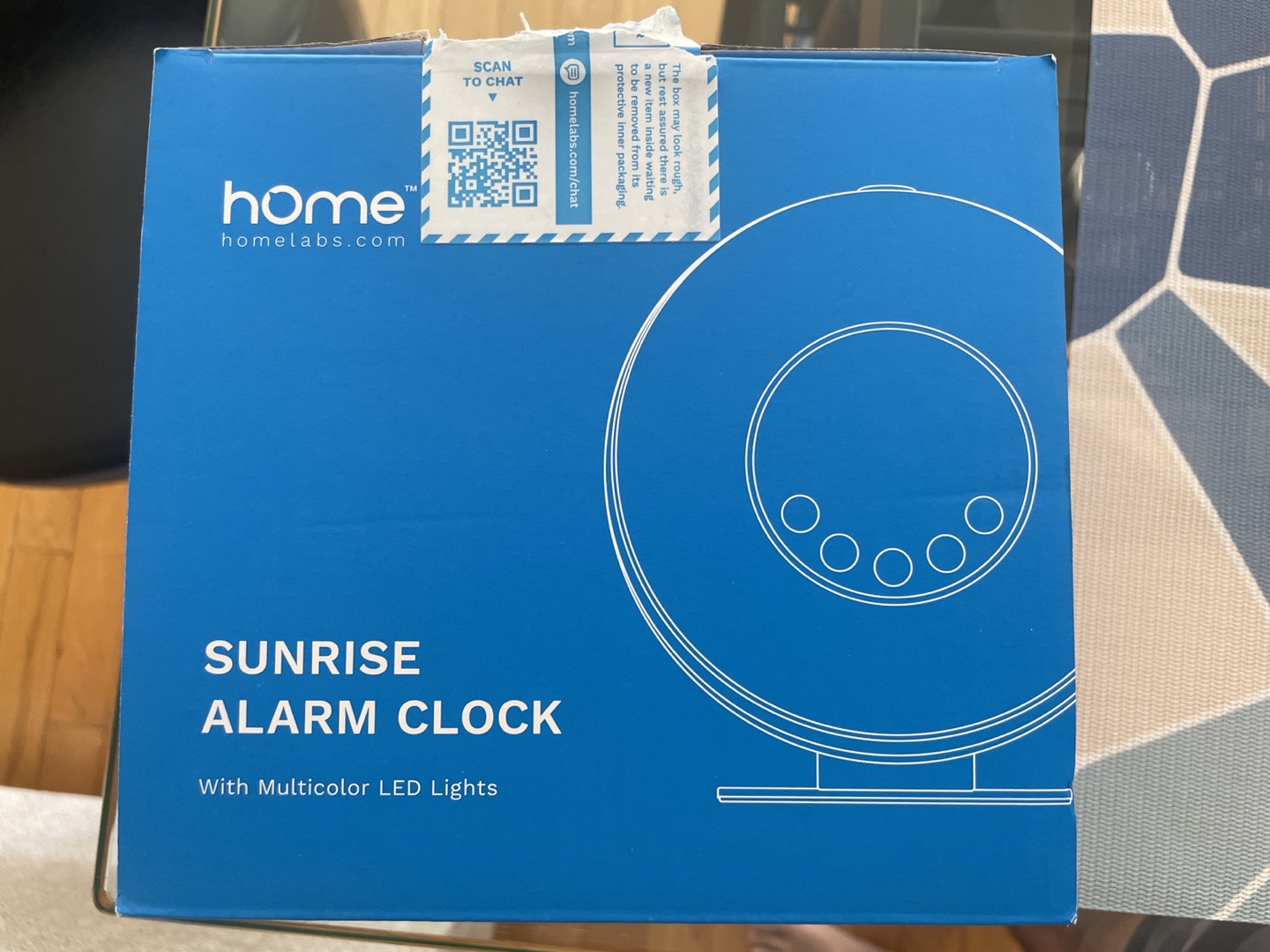 Sunrise alarm clock