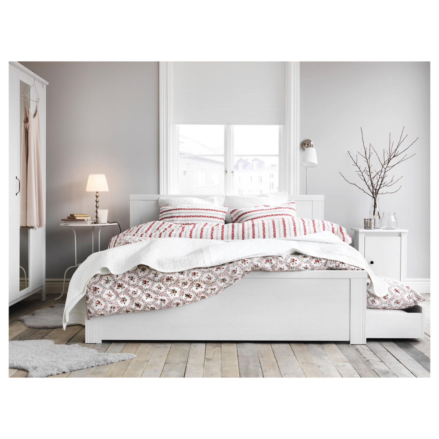 IKEA double bed with storage image indicator(2)