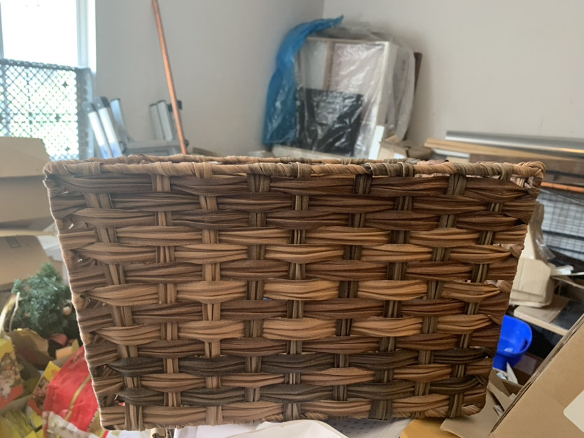Large wooden basket thumbnail
