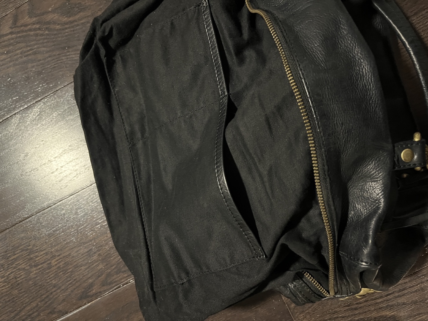 Club monaco women purse leather black - photo 4