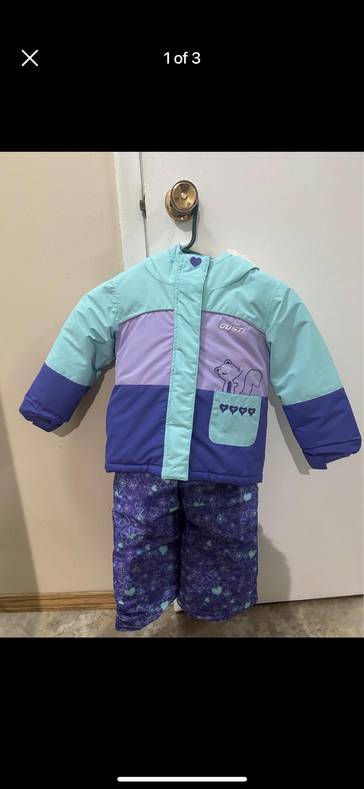 Girl’s jacket and snow pants thumbnail