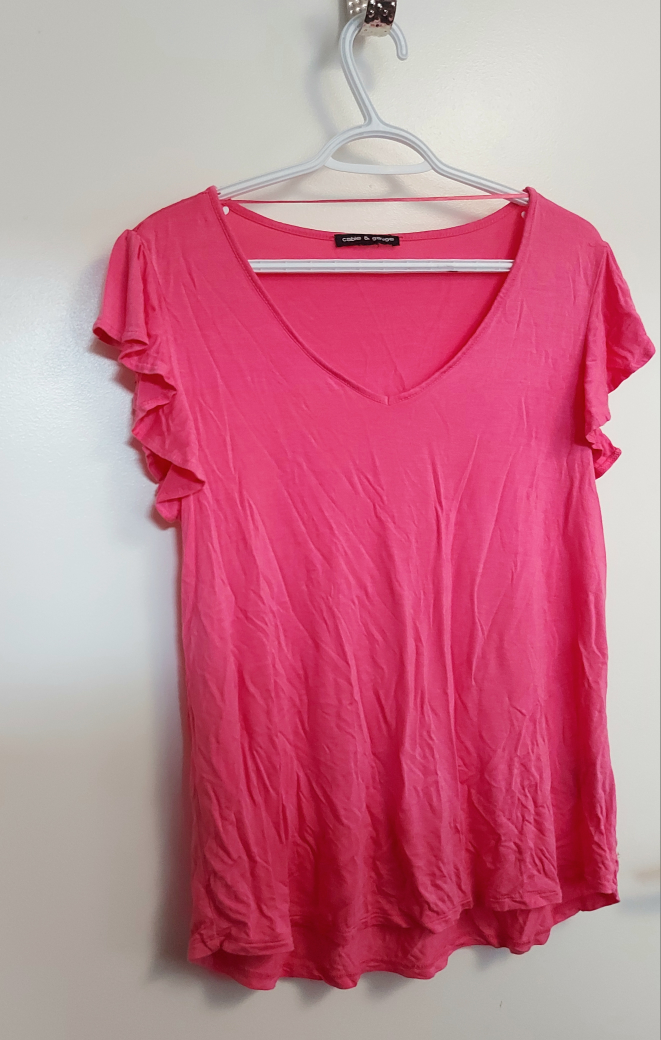 2 flowy Teal and Pink Tops image indicator(3)