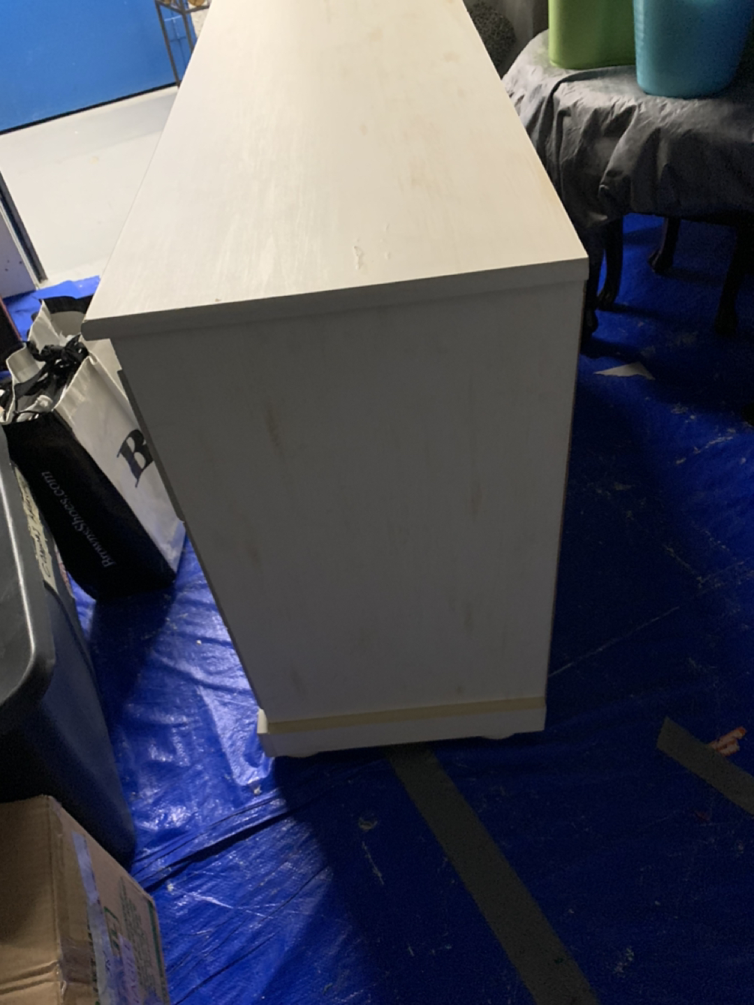 Off White Wooden Dresser with 6 drawers - photo 4