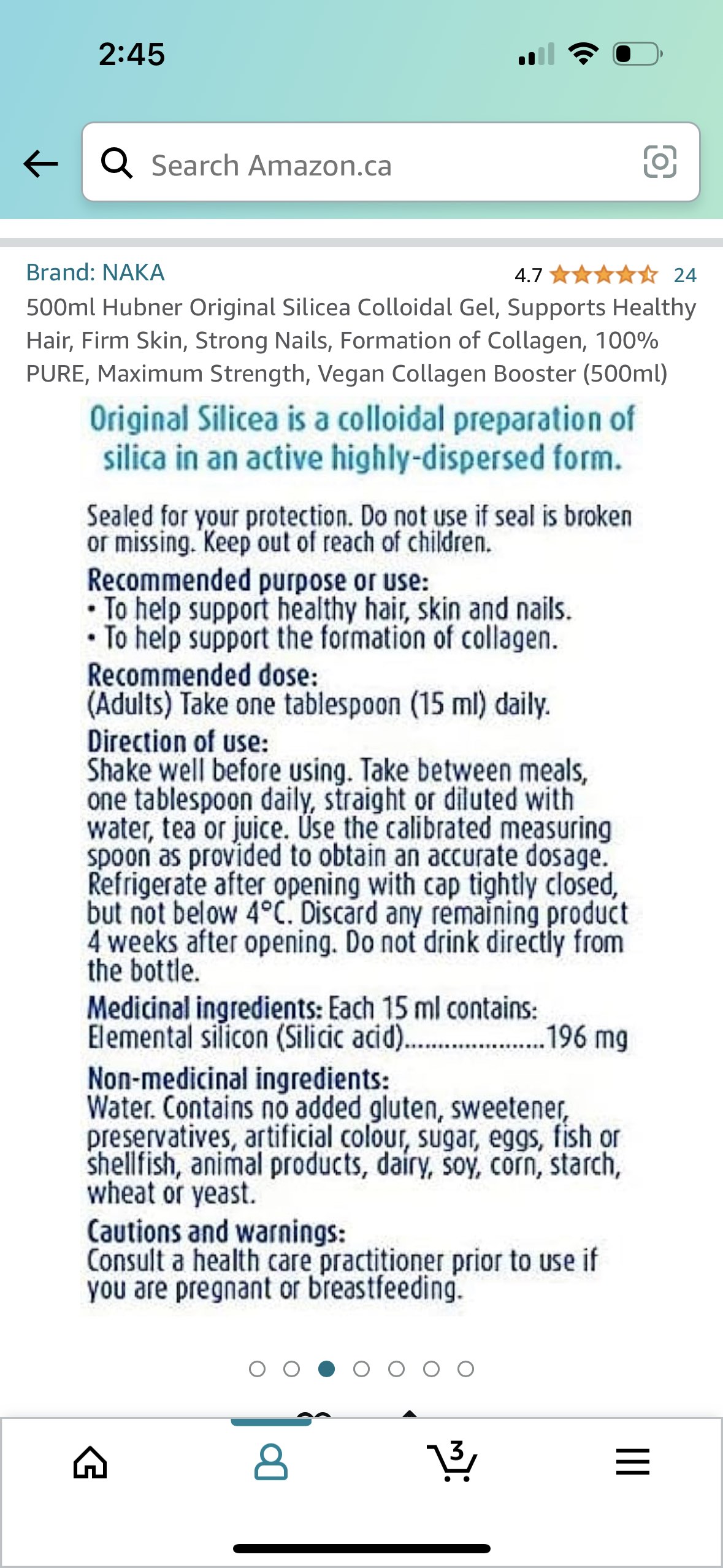 Silicea supplement #freecycle - photo 2