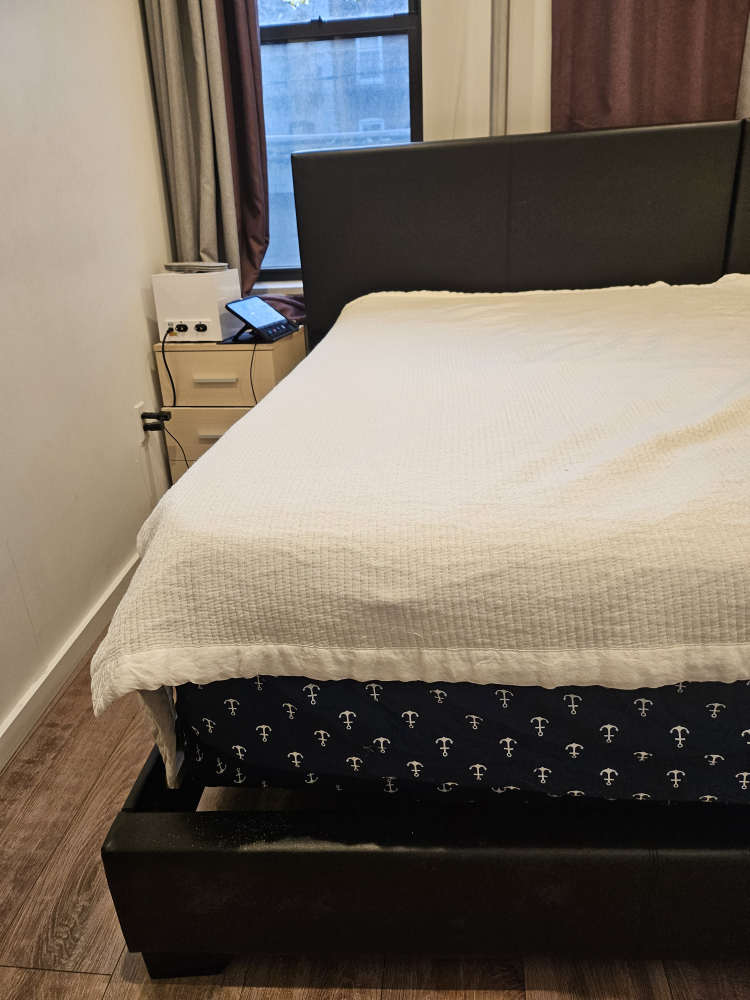 bad frame+mattress (full size) - photo 2