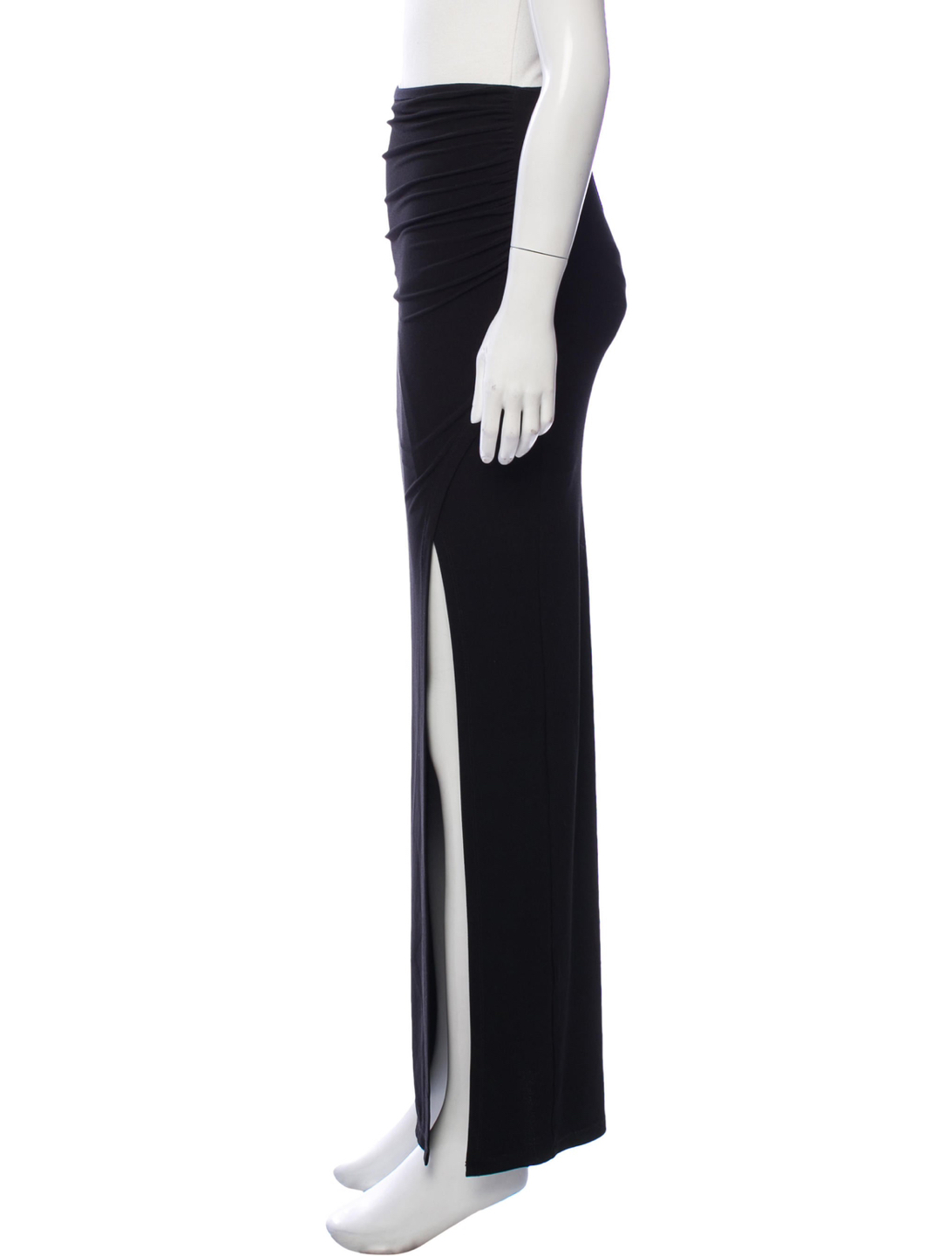 Alice + Olivia black slit maxi skirt 2 XS - photo 2