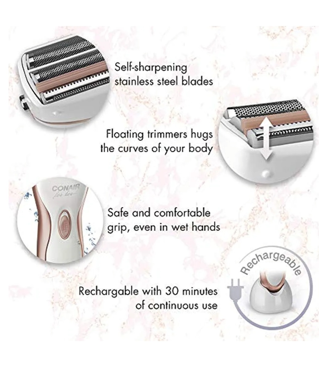 Rechargeable shaver for women image indicator(3)