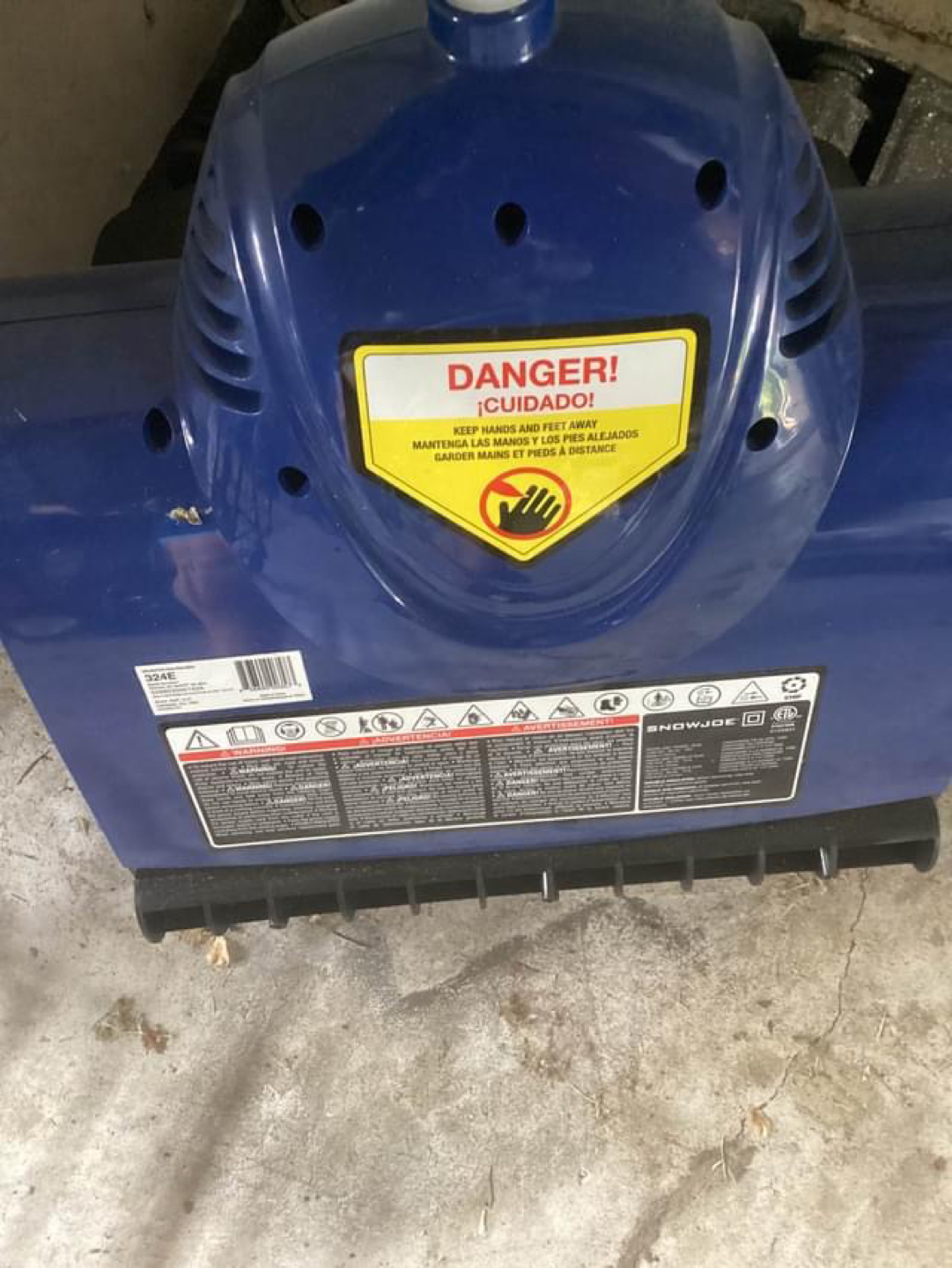 Never used. Electric snowblower - photo 5