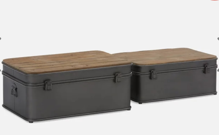 Storage Trunks Coffee Side Table - photo 4