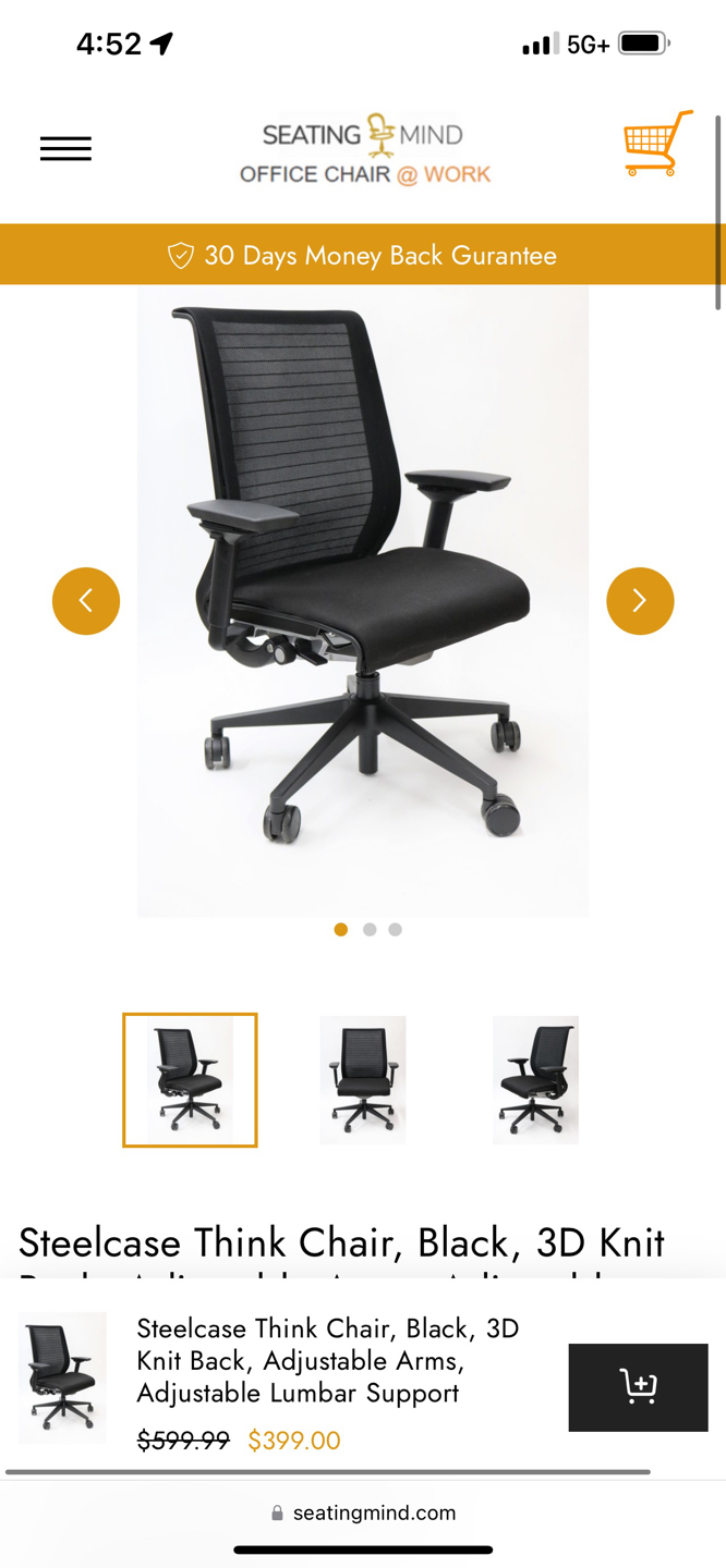 Steelcase THINK Office Chairs - photo 5