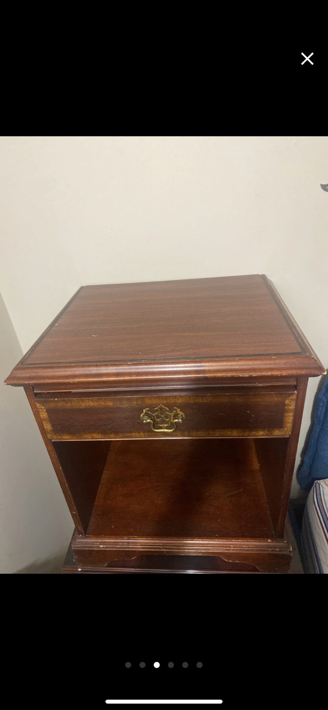 Side table with drawer thumbnail