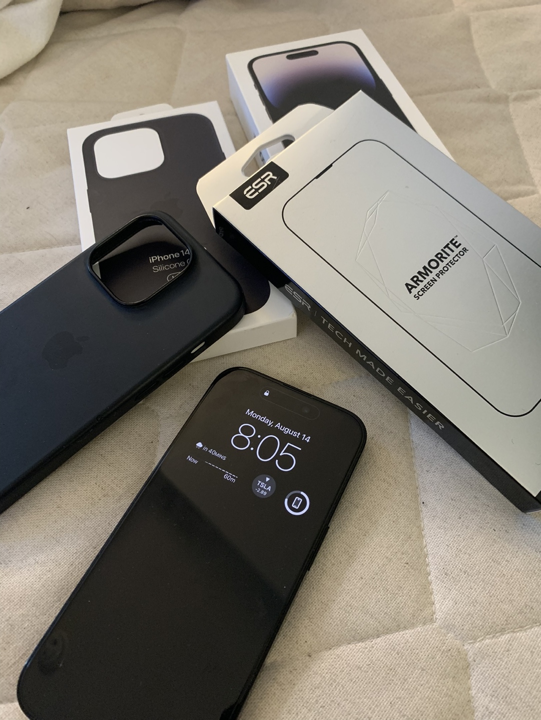 Iphone 14 pro 256gb space black with apple care plus - photo 2