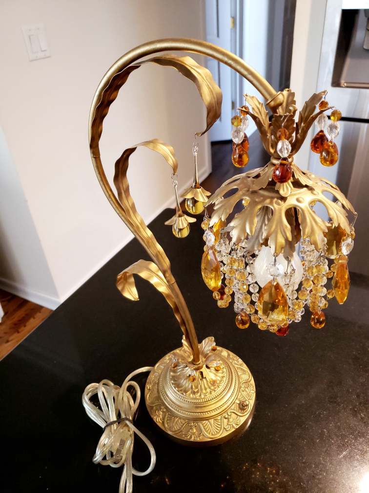 Swaroski Lamp with Crystals
