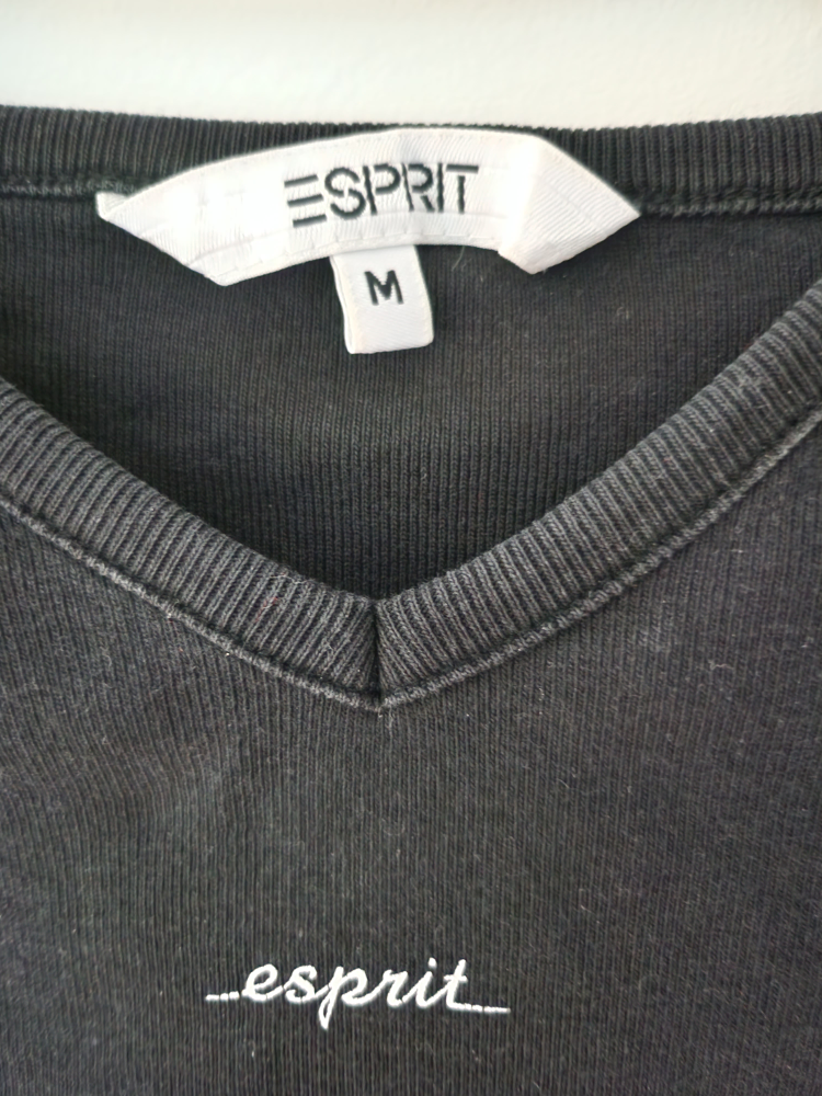Esprit Black Tshirt - Size: Medium but fits like XS to S image indicator(2)