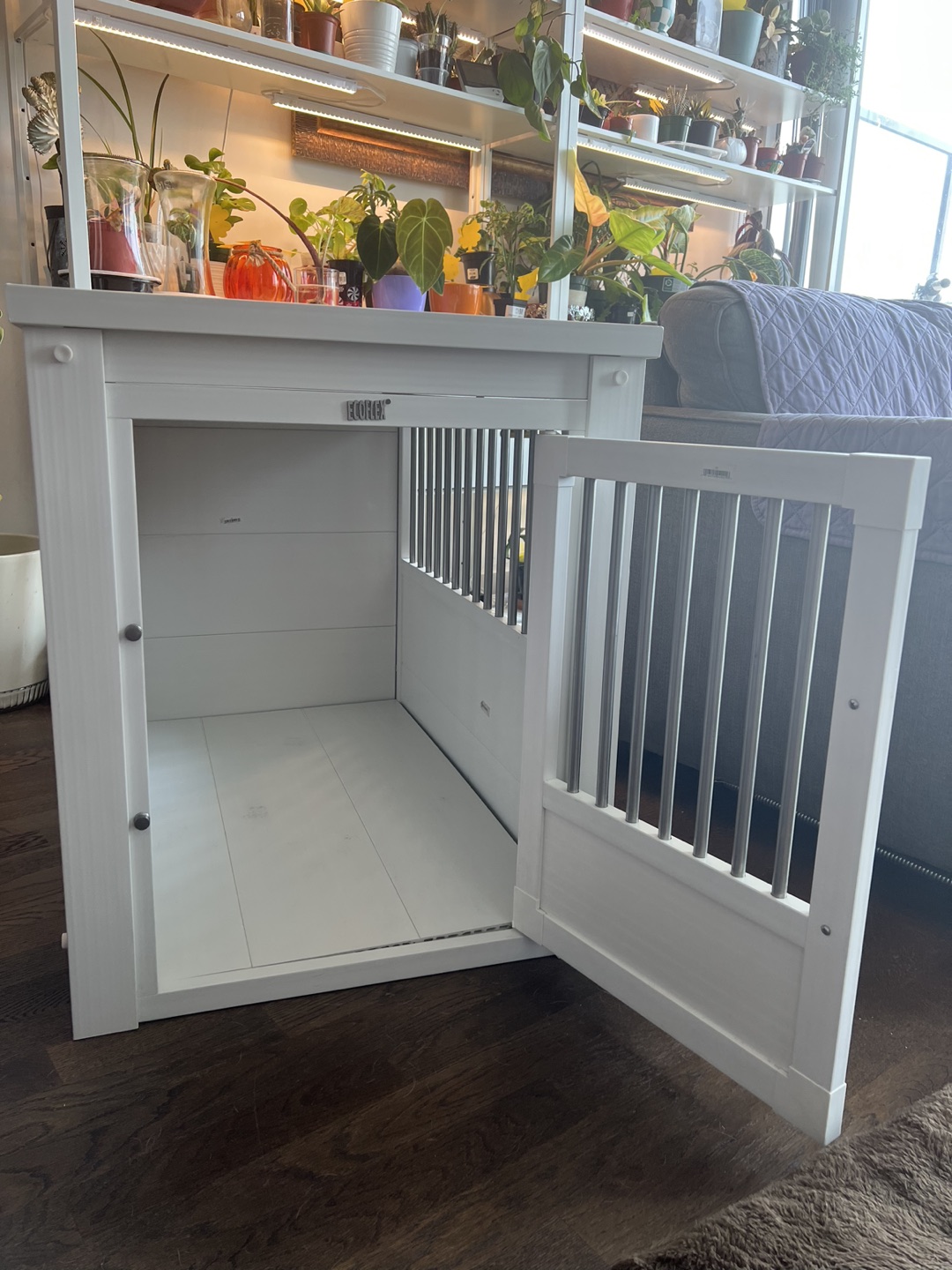 New Age Pet ECOFLEX Dog Crate, Antique White image indicator(6)