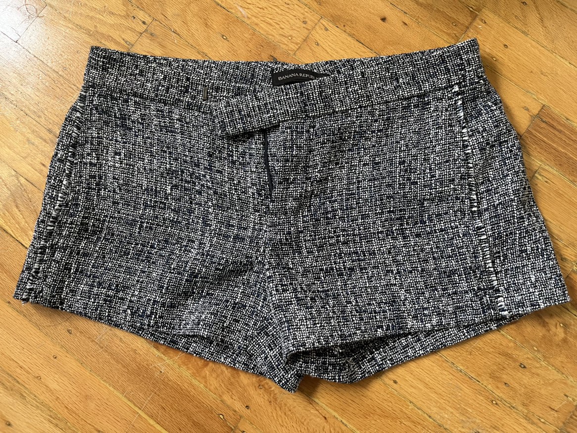 Banana Republic tweed shorts thumbnail
