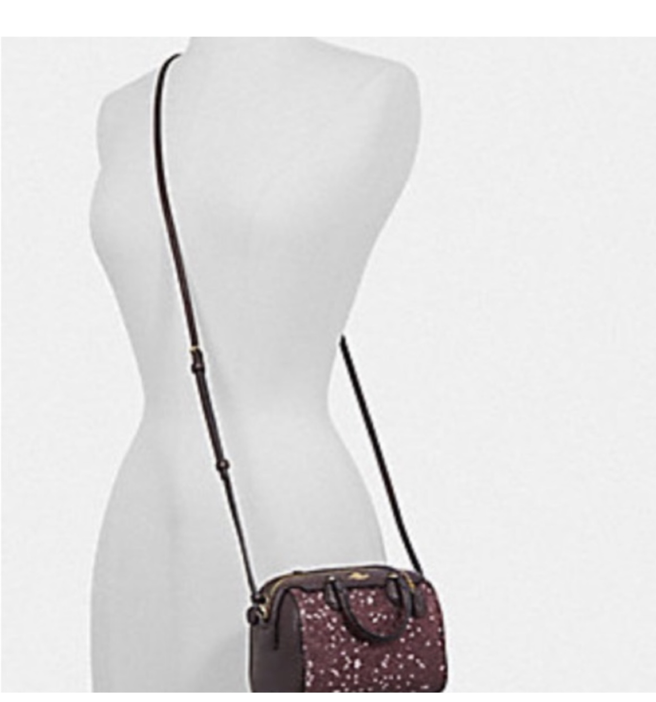 MICRO BENNETT SATCHEL WITH HEART GLITTER (COACH F38063) - photo 3
