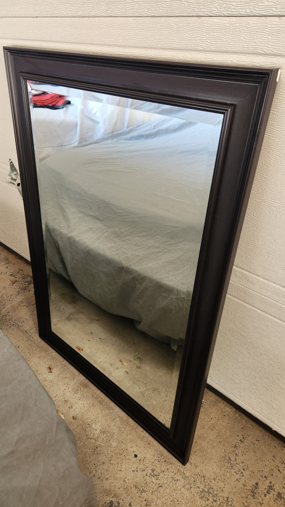 29.25"× 41.25" brown mirror
