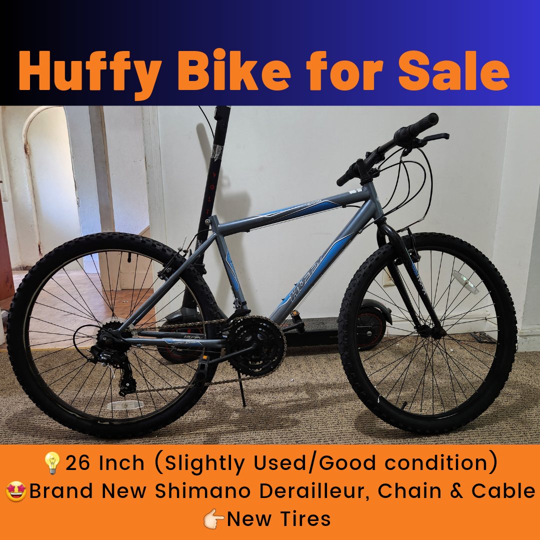 26 Inch Bicycle/Mountian Bike by Huffy Slightly Used thumbnail