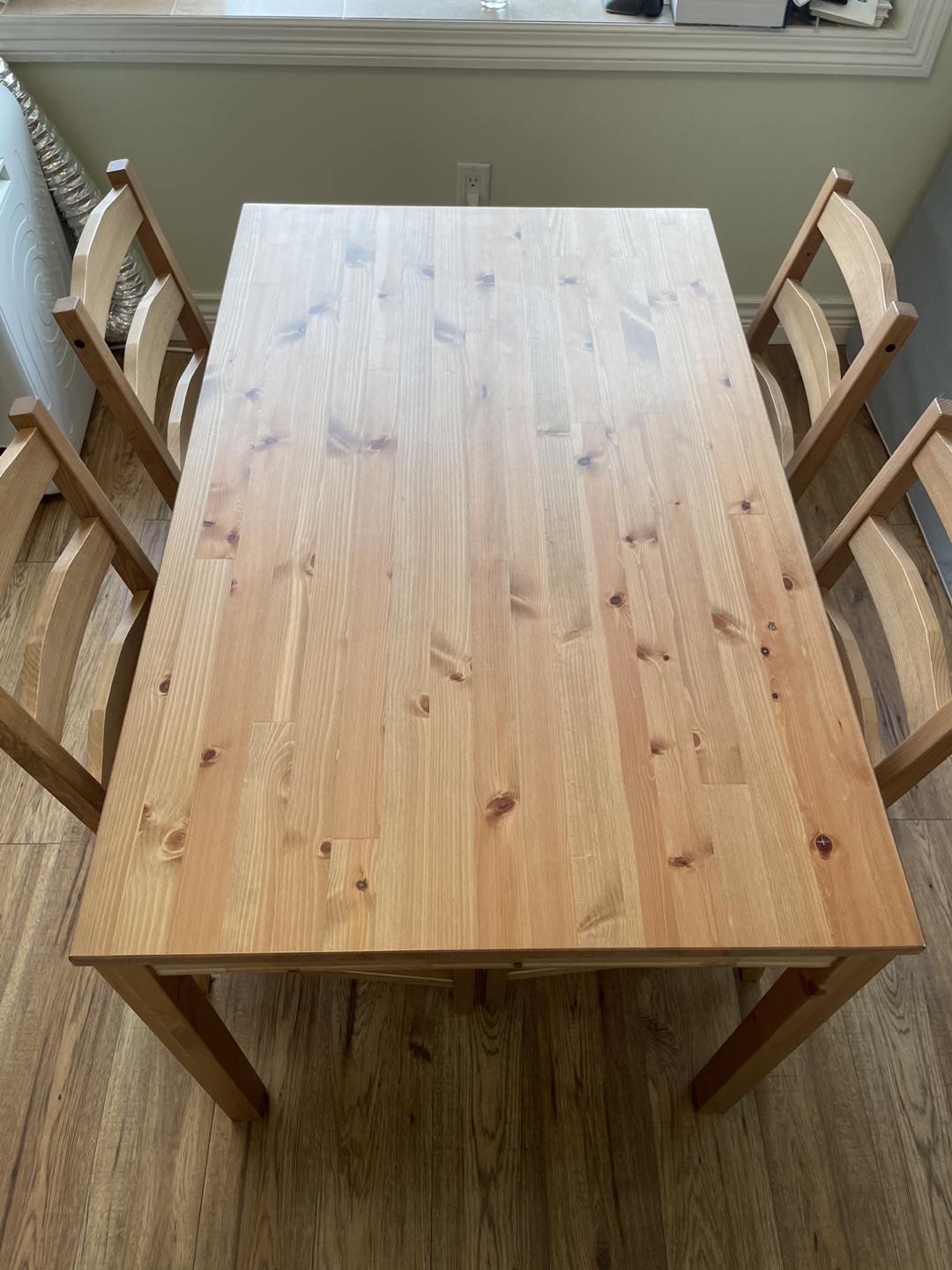 IKEA dining Table + 4 Chairs JOKKMOKK