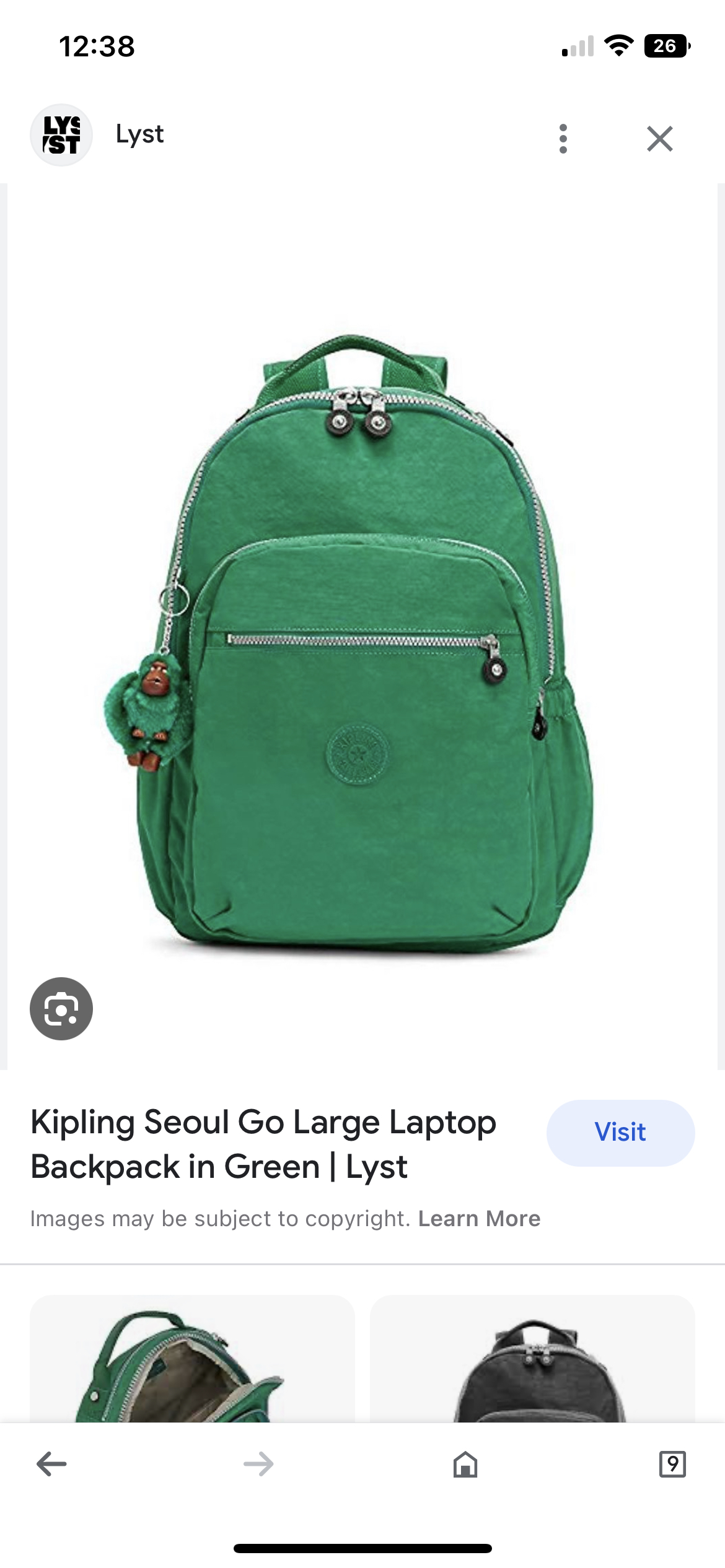 Kipling Seoul Large NEW