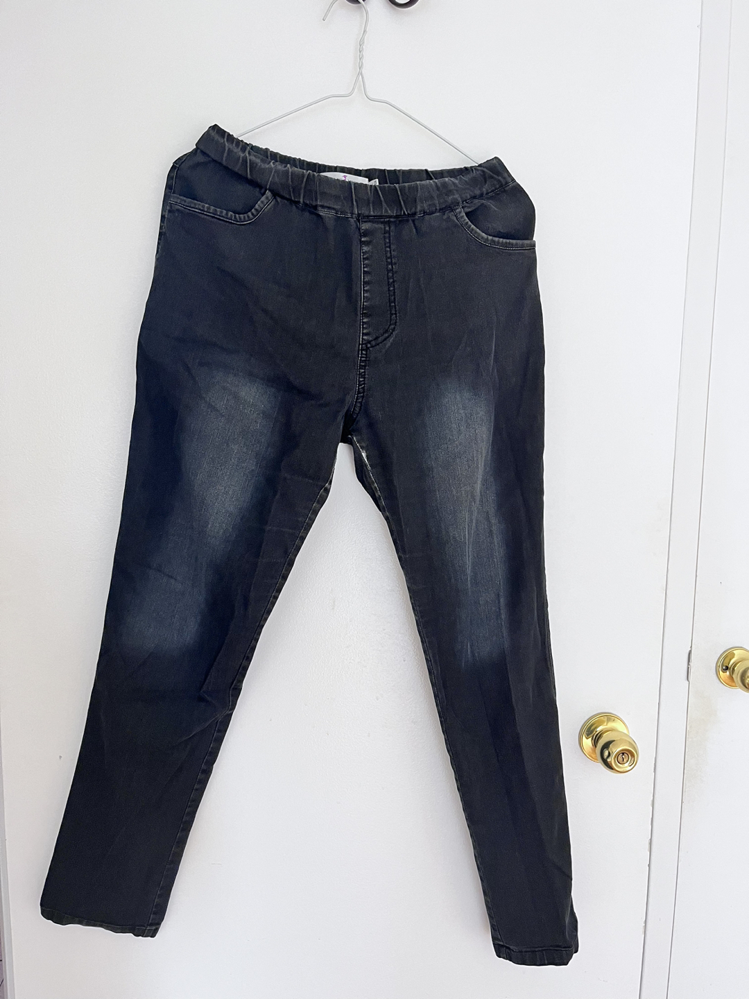 Elastic waist skinny jeans for summer size M/L thumbnail