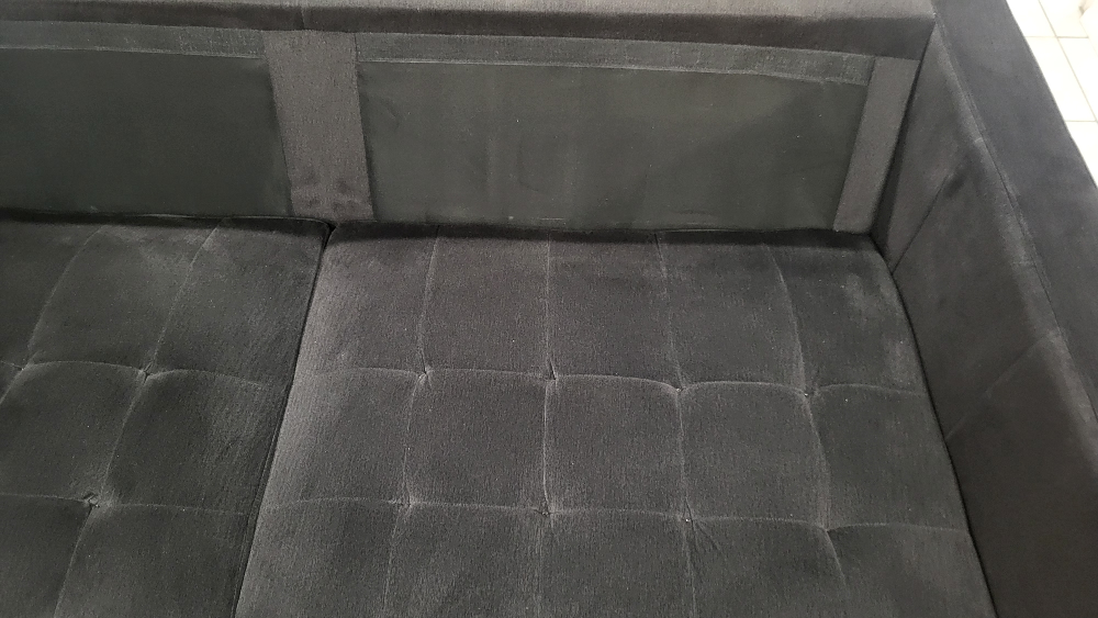 2 Seat Black Couch - photo 2