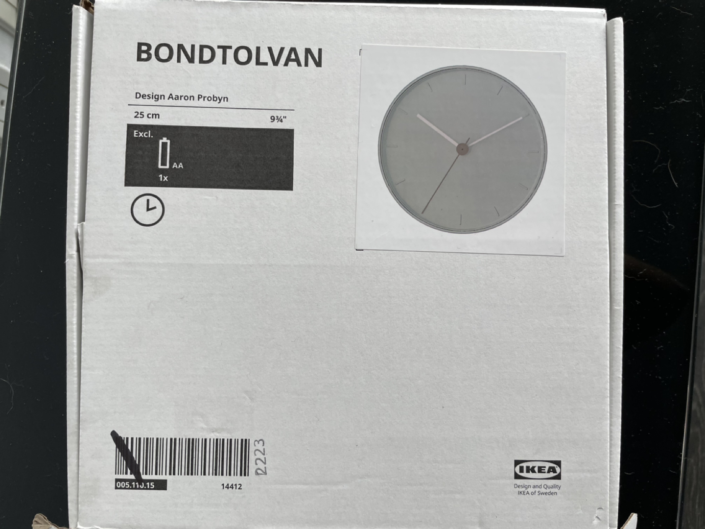 Ikea wall clock thumbnail