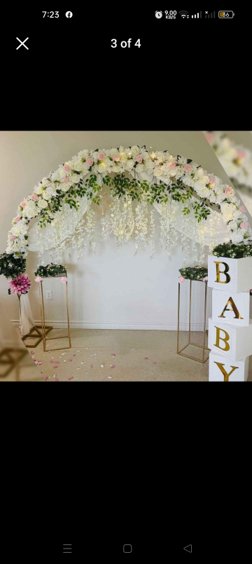 Event decor rental- backdrop arch with decor image indicator(6)