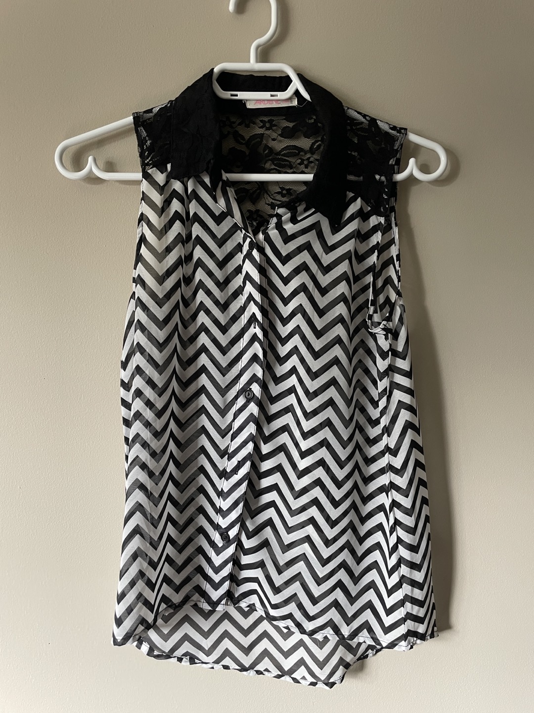 Sheer Sleeveless Top - photo 2