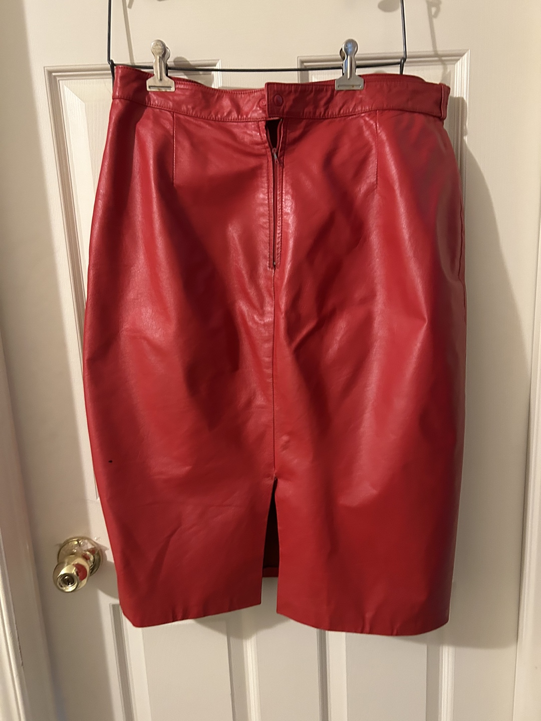 Red Leather Skirt image indicator(2)