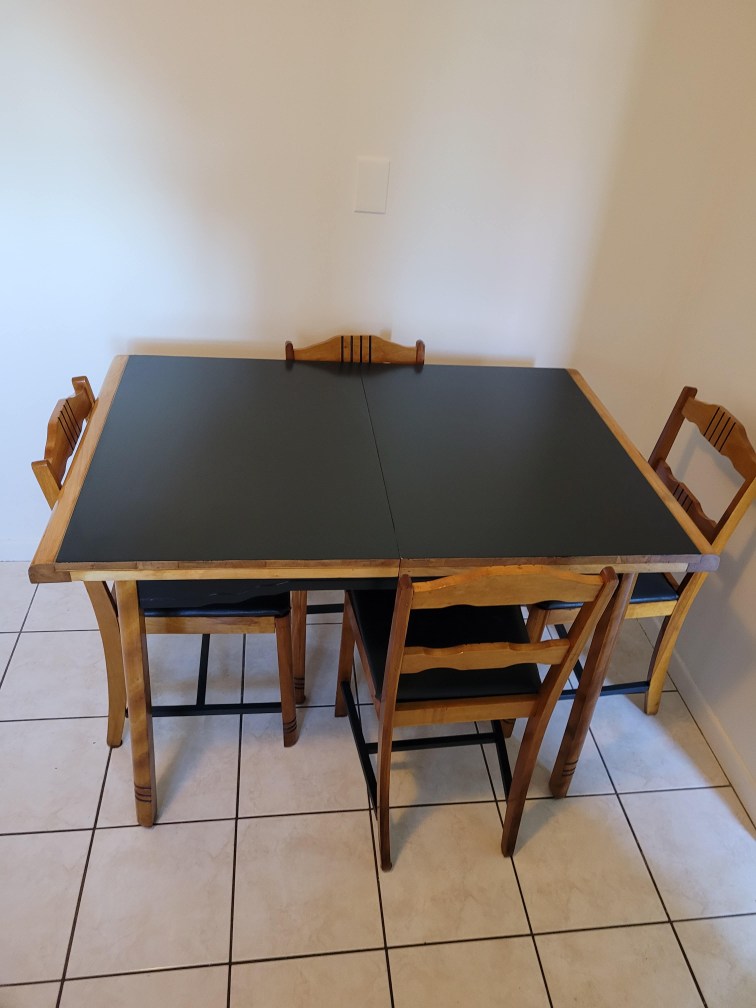 Hand painted table and chairs image indicator(2)