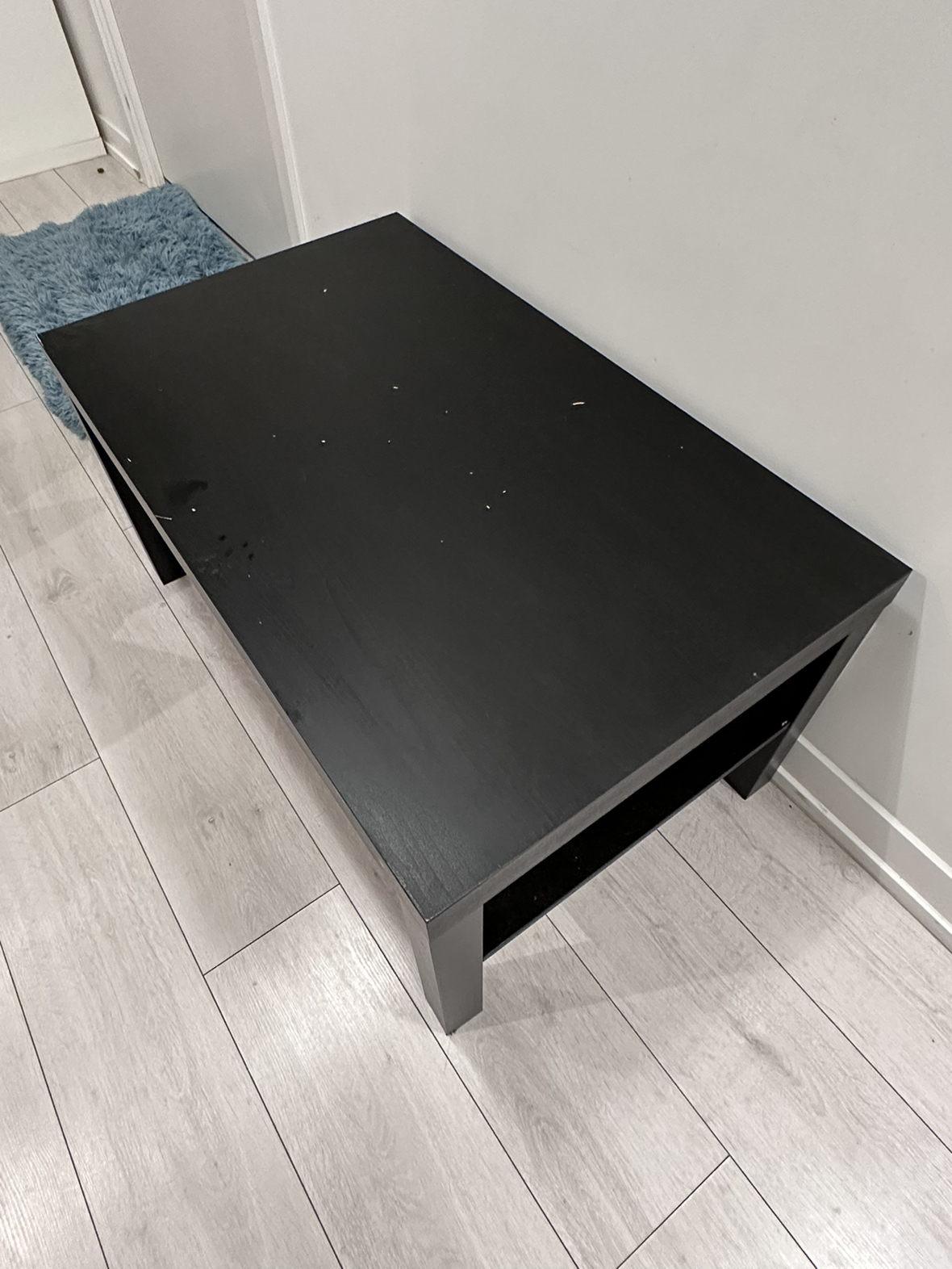 LACK coffee table, Black/Brown - photo 3
